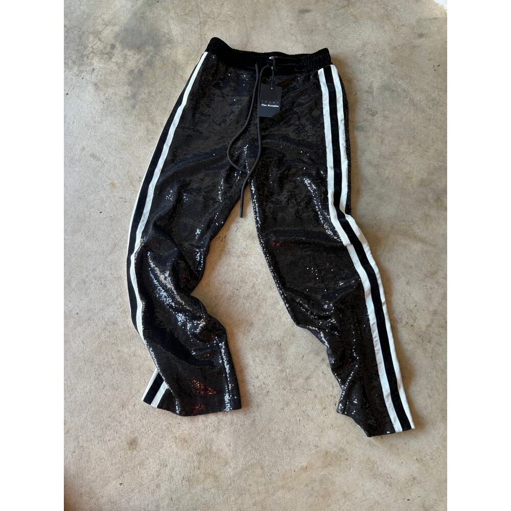 The Kooples Sport Sequin Track Pants Womens US 2 — NWT